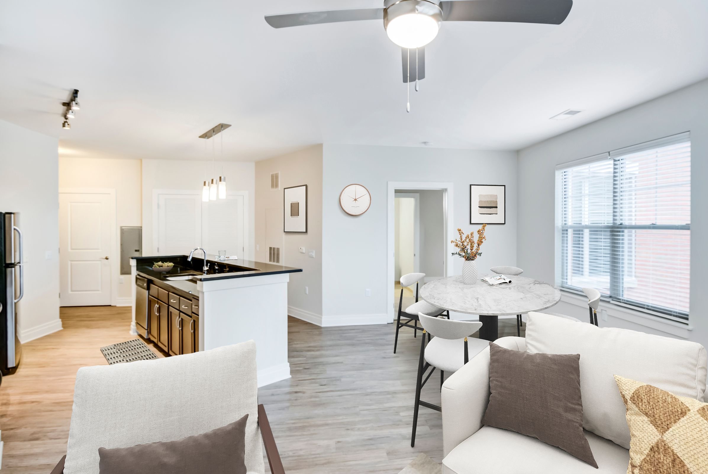 Living Room and Kitchen